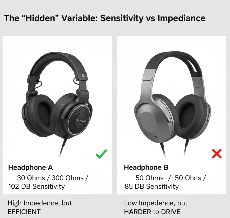senitivity vs Impedance