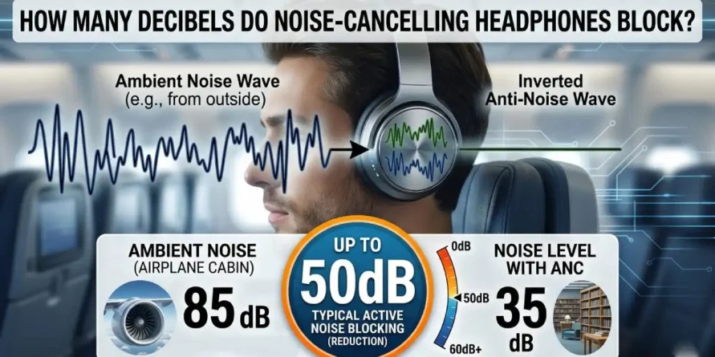 How Many Decibels Do Noise-Cancelling Headphones Block?